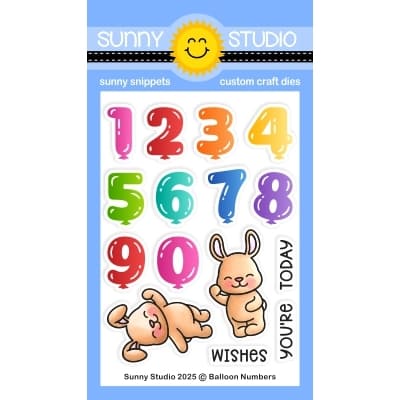 Balloon Numbers Stamps Balloon Numbers Stamps