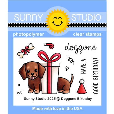 Doggone Birthday Stamps